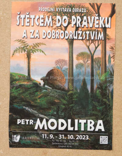  / Devonské moře (Machaeracanthus, Thysanopeltis, Agoniatites) / Petr Modlitba