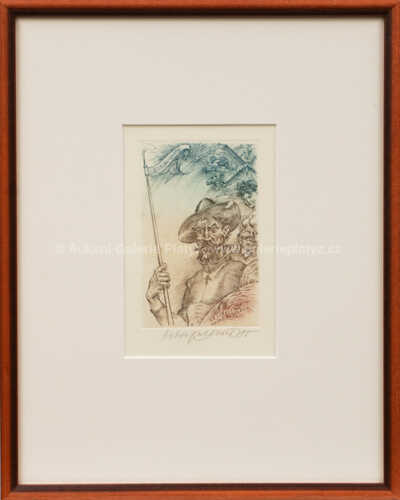Oldřich Kulhánek - Ex libris - Don Quichote