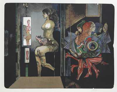  / Konvolut pěti litografií / Josef Liesler