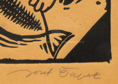  / Chlapec s rybou / Josef Čapek