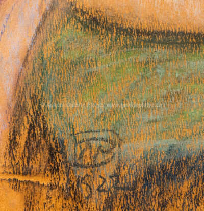  / Dívčí akt na sofá / Bedřich Wachsmann