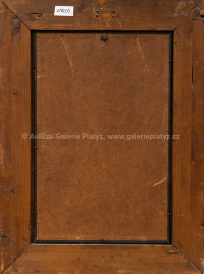  / Dívčí akt na sofá / Bedřich Wachsmann