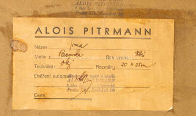  / Motiv z Pacovska / Alois Pitrmann