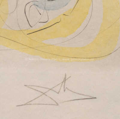  / Eliáš (Helios) ve svém ohnivém kočáře / Salvador Dalí