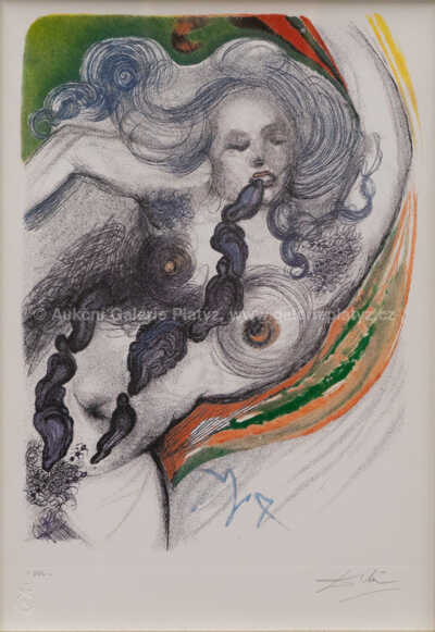  / Casanova, akt s ústřicemi / Salvador Dalí