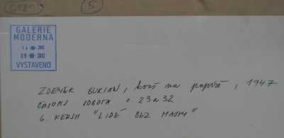  / Lidé bez masky / Zdeněk Burian