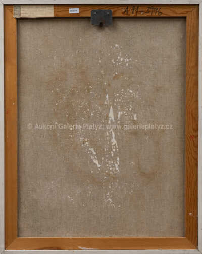  / Zátiší s rudým přehozem / Miroslava Kocmanová