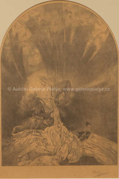  / Polibek jara / Alfons Mucha
