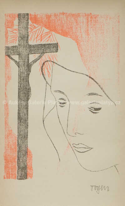  / Dívka u křížku / Marie Čermínová - Toyen