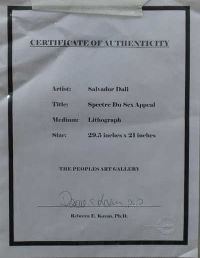  / Spectre Du Sex Appeal / Salvador Dalí