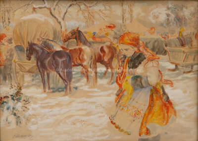  / Krojovaná dívka / Otto Molitor