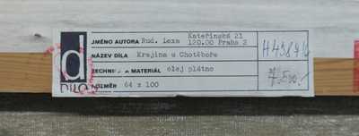  / Krajina u Chotěboře / Rudolf Lexa