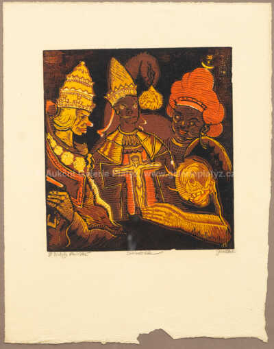  / Středověk, Z Postyly kacířské / Josef Váchal