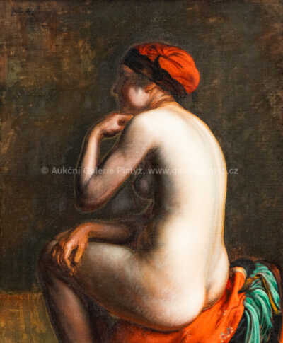  / Sedící dívka / Rudolf Bém (Vratislav Hlava)