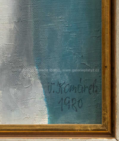  / Květiny na židli / Vladimír Komárek