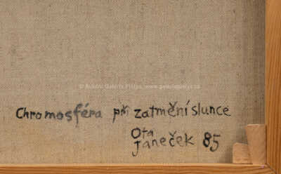  / Chromosféra při zatmění slunce / Ota Janeček