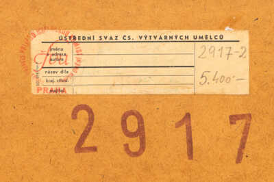  / Zátiší s ovocem a vázou / Josef Liesler