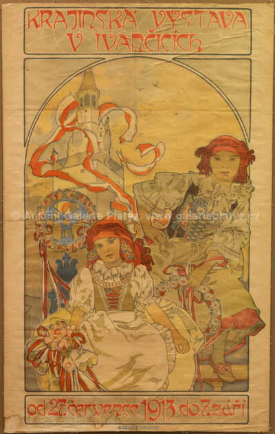Alfons Mucha - Krajinská výstava v Ivančicích
