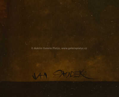  / Czech girl is singing / Jan Saudek