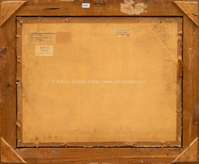  / Ovoce na modré míse / Václav Rabas