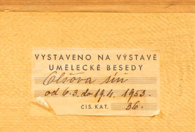  / Ovoce na modré míse / Václav Rabas