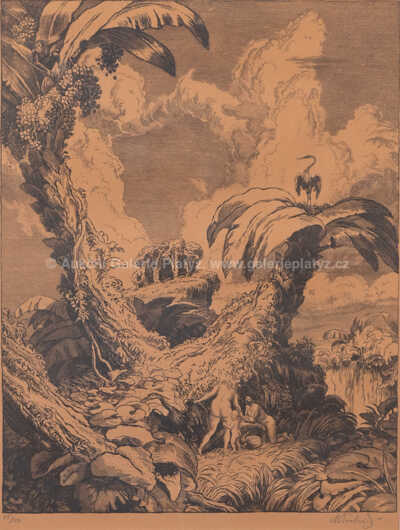  / Zlatý večer / Max Švabinský