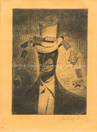  / Kouzelník s kartami III / František  Tichý