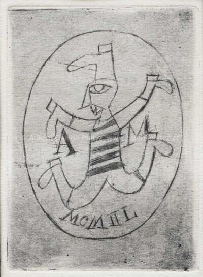  / Novoročenka Antonína Millera / František  Tichý