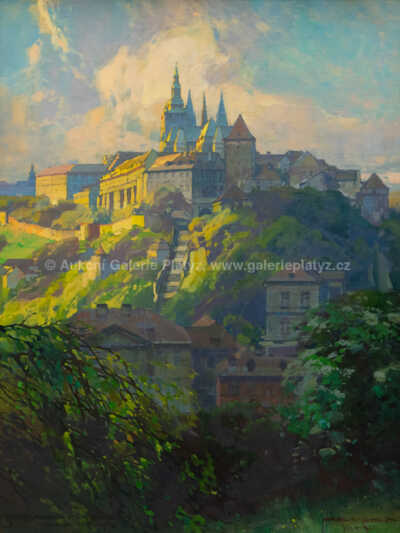  / Pohled na Pražský hrad / Jaroslav Šetelík