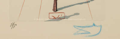  / Božská komedie, No.19 - Les Simoniaque / Salvador Dalí