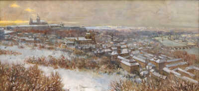  / Zimní pražské panorama / Jaroslav Šetelík