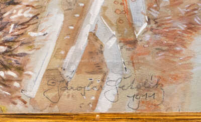  / Zimní pražské panorama / Jaroslav Šetelík