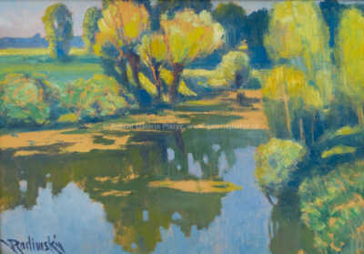  / Říční zrcadlení / Václav Radimský