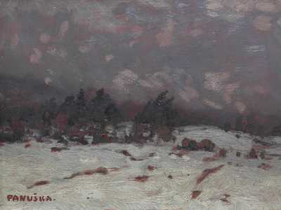  / Zimní podvečer / Jaroslav Panuška