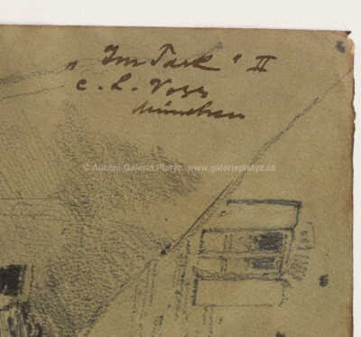  / U altánu / Carl Leopold Voss