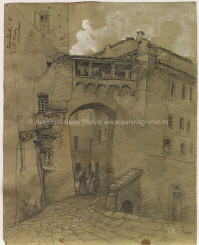  / U altánu / Carl Leopold Voss