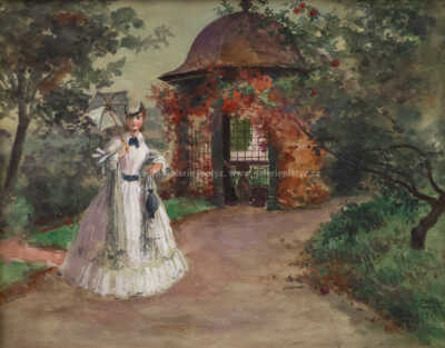  / U altánu / Carl Leopold Voss