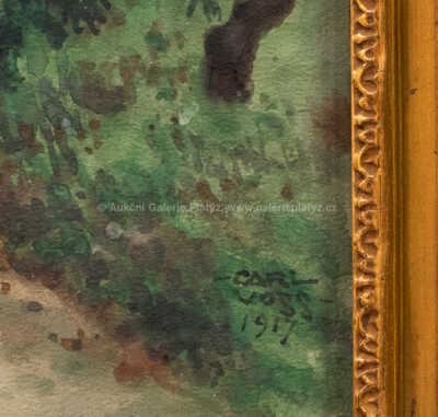  / U altánu / Carl Leopold Voss