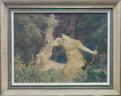 Adolf Kašpar - Diana na lovu