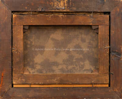  / Noční krajina s kostelem u jezera / A. B. Piepenhagen