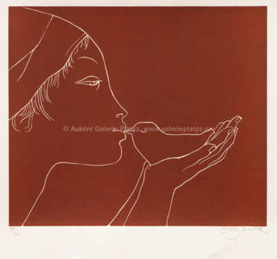  / Dívka s ptáčkem / Ota Janeček