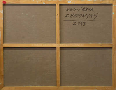  / Noční řeka / František Hodonský