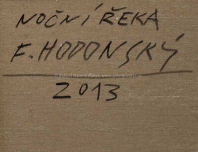  / Noční řeka / František Hodonský