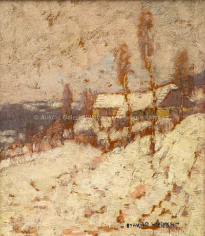  / Chalupa v zimě / Otakar Hůrka