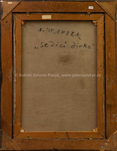  / Sedící dívka / František Jiroudek