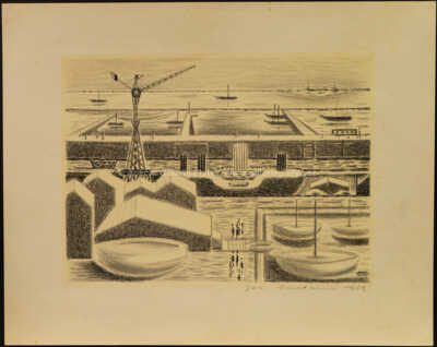  / Přístav Civita Vecchia / Jan  Smetana