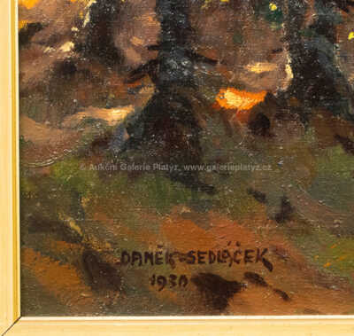  / Interiér lesa / František Daněk - Sedláček