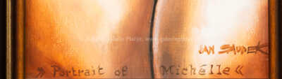  / Portrét Michelle / Jan Saudek