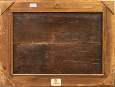  / Mlýn na okraji lesa / Meindert Hobbema - okruh