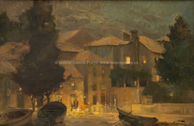  / Podvečer v marině / Jan Bohumil Pospíšil